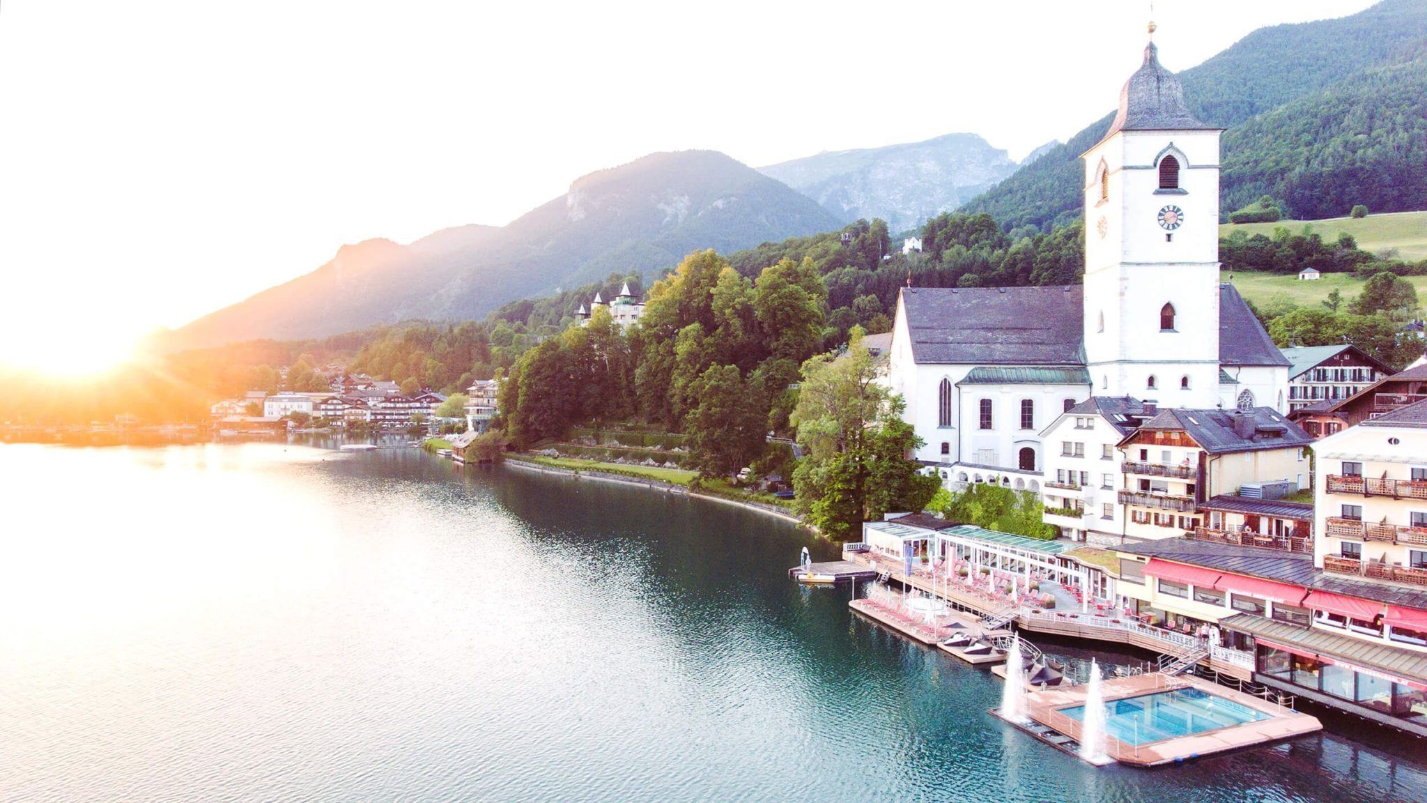 Liebe zum Detail - Überblick über den Wolfgangsee in Österreich